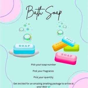 Custom soap box 🧼 Please read full description before purchase ❤️